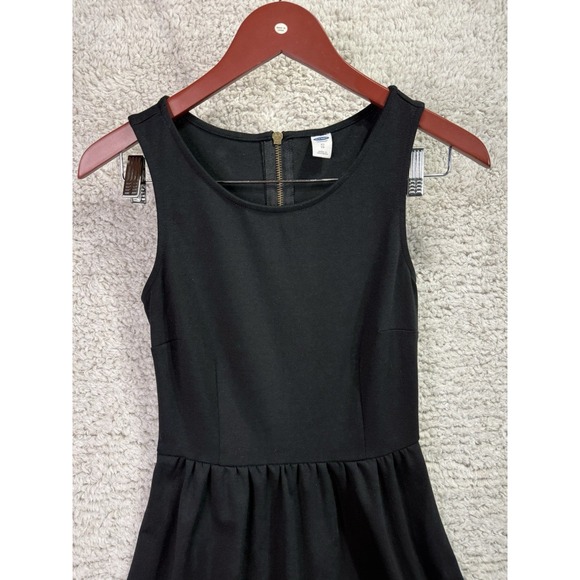 Old Navy Sleeveless Dress Women Sz XS Black Sleeveless A-line Little Black Dress - Picture 2 of 7